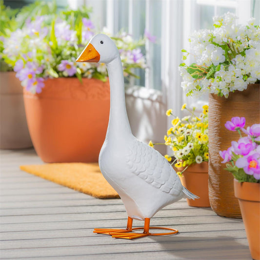 Porch Goose, Metal, 20.5"H, *PRE-ORDER* *Pickup only*
